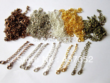 Extensor de cadena con cierre de langosta y lágrimas, accesorios extensores de cadena para collar DIY, 12mm, 500 Uds. 2024 - compra barato