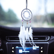 Car Pendants Hanging Ornaments Dream Catcher Feather Car Mirror Pendants In Car Accessories Interior For Girls Auto Decor Home 2024 - buy cheap