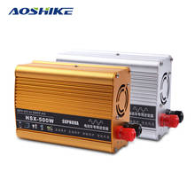 AOSHIKE 500W Car Inverter 12v 220v Auto Inverter 12 220 Cigarette Lighter Plug Power Converter Inverter Peak Power 1000W 2024 - buy cheap