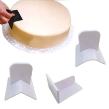 3 Shaped U,T, V  Plastic Fondant Cake Surface Corner Smoothing Tool Cake Decorating tool Kitchen Accessories Baking Mold  A321 2024 - buy cheap