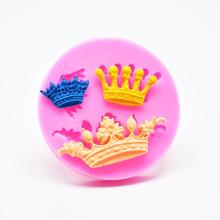 3D Cake Mold Queen Crown Silicone Mold DIY Manual Chocolate Fondant Cake Decorating Mould Pastry Baking Tool Bakeware 2024 - buy cheap