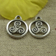 201 piezas de plata tibetana, amuletos bonitos de 19x15mm #4565 2024 - compra barato