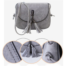 Women Tassel Messenger Bags PU Leather Women Bucket Female Cross Body Bag Female Handbag Shoulder Bag Bolsas Feminina 2024 - buy cheap