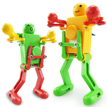 Детская игрушка Заводной танцующий робот, заводная танцевальная игрушка для детей, отличный подарок на счастье, развивающий подарок, пазл, игрушки, Прямая поставка Y12.4 2024 - купить недорого