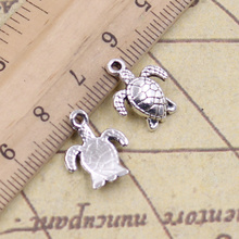 30pcs Charms Turtle Tortoise Sea 15x12mm Tibetan Pendants Antique Jewelry Making DIY Handmade Craft For Necklace 2024 - buy cheap