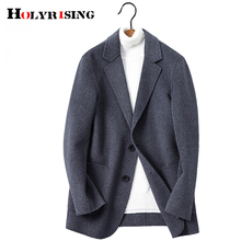 2019 Winter new men's wool coat double-sided cashmere coat men's handmade casual fashion casual coat men 18851-5 2024 - buy cheap