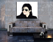 Знаменитые черно-белые картины Майкл Джексон масляная живопись холст растяжители бары Декор для дома Декор Настенный декор 2024 - купить недорого