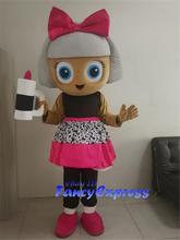 Новый взрослый Кукла делюкс вечерние костюм ростовой куклы Рождественский маскарадный костюм на Хэллоуин, маскарадный костюм, бесплатная доставка 2024 - купить недорого