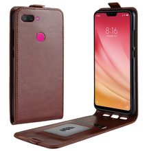 Funda de cuero para Xiaomi Mi 8 Lite, funda protectora con hebilla magnética 2024 - compra barato