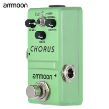 Ammoon-Pedal de efecto de Guitarra Nano Series, Coro analógico, de efecto Guitarra True Bypass, cuerpo de aleación de aluminio 2024 - compra barato
