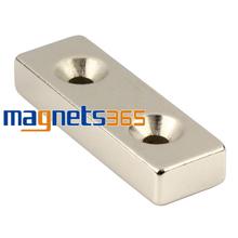 OMO Magnetics One N50 Strong Block Magnet 60mm x20mm x 10mm two Holes 5mm RareEarth Neodymium 2024 - buy cheap