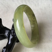 free shipping 60mm Certified Grade A Chinese Natural Green Xiu  Gems Bracelet Bangle 2024 - buy cheap