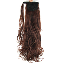 Soowee-coletas sintéticas rizadas para mujer, 10 colores, extensión de cabello, caballo, cola de caballo, horquillas de cabello falso 2024 - compra barato