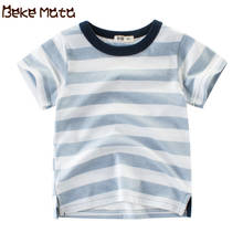 Baby Boys T Shirts Summer 2019 Kids Tops Striped Toddler Boy T-shirt Short Sleeve O-neck Children T Shirt Infant Boy Clothes 2024 - buy cheap