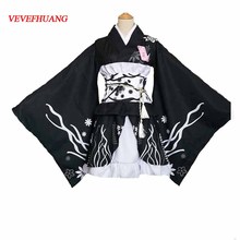 VEVEFHUANG Cosplay lolita dress japanese kimono cute maid outfit dress princess dress halloween carnival party costume for women 2024 - buy cheap
