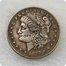 Копия 1877 50C Morgan's Liberty Head, половина доллара, Judd-1506, Pollock-1668 копия, бесплатная доставка 2024 - купить недорого