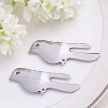 50Pcs Customized Wedding Gift For Bridal Party,Silver LOVEY DOVEY Letter Opener Wedding Favour,Personalized Bridal Party Favors 2024 - buy cheap
