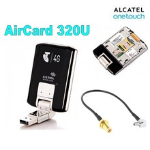 Unlocked Wireless USB Modem Sierra Aircard 320U 100Mbps 4G LTE 1800/2600Mhz+External Antenna Adapter Cable 2024 - buy cheap