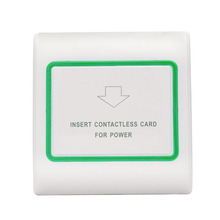 Interruptor de cartão rfid, sensor de economia de energia de hotel, cartão de chave de inserção eletrônico para levar energia 125khz tk4100 t5577 em4305 2024 - compre barato