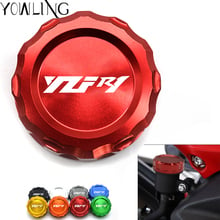 Motorcycle Accessories For YAMAHA YZF-R1 YZF R1 2009 2010 2011 2012 2013 2014 Motorcycle CNC Rear Brake Reservoir Oil cup cover 2024 - buy cheap