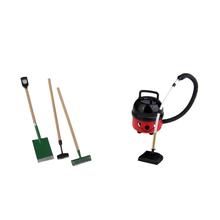 Set of 3PCS Garden Tools Shovel Hoe Rake for 1:12 Scale Dollhouse Miniature Home Garden Sceenry Model Decor Acessory 2024 - buy cheap