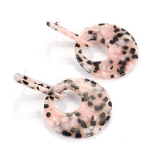 AENSOA New Unique Geometric Tortoiseshell Dangle Earrings For Women 3 Color Style Fashion Statement Jewelry Wholesale pendientes 2024 - buy cheap