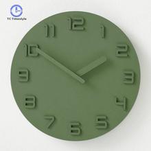 Wall Clock Living Room Modern Minimalist Atmosphere Bedroom Mute Home Creative Personality Restaurant Wall Clocks 2024 - buy cheap