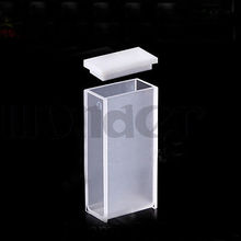 20mm Path Length JGS1 Quartz Cuvette Cell With PTFE Lid For Uv Spectrophotometers 2024 - buy cheap