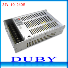 10Pcs/lot New Arrival 24V 10A 240W Switching power supply Driver For LED Light Strip Display AC100-240V Free Fedex 2024 - buy cheap