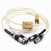 Cable equilibrado XLR de fibra de carbono y Rodio, cable audiófilo de audio HiFi de alta gama 2024 - compra barato