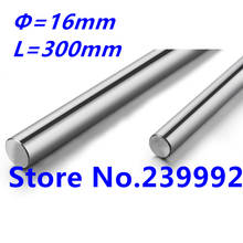 1 pcs 16mm linear rod 300mm 16x300 linear shaft 3d printer 16mm x 300mm Cylinder Liner Rail Linear Shaft axis cnc parts 2024 - buy cheap