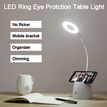 18650 LED Touch Switch Eye Protection Level 3 USB Rechargeable Desk Lamp Pen Holder Creative Dimmer Reading  Led Table Lamp 2024 - buy cheap
