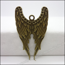 30 pcs Vintage Charms Wing Pendant  Antique bronze Fit Bracelets Necklace DIY Metal Jewelry Making 2024 - buy cheap