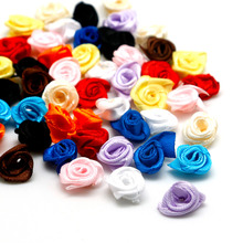 50pcs 1.5cm Mini Rose Flower Head Silk Artificial Flowers DIY Home Wedding Decoration DIY Wreath Scrapbook Craft Flower 2024 - buy cheap