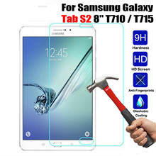 2 шт. закаленное стекло для защиты экрана, защитная пленка для планшета Samsung Galaxy Tab S2 8,0 T710 T715 2024 - купить недорого