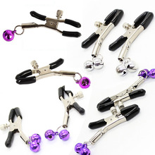 fancy BDSM jingle bells Nipple Clamps Tickle tease sensitive nipples with adjustable clamps cosplay game sex toys for couples 2024 - buy cheap