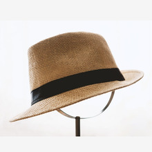 Соломенная шляпа-трилби для мужчин и женщин, 6 шт./лот, летняя соломенная шляпа от солнца, Пляжная соломенная шляпа 2024 - купить недорого