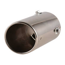 Stainless Steel Car Exhaust Pipe Rear Round Exhaust Tip Tail Muffler Silver Car Accessories 2024 - buy cheap