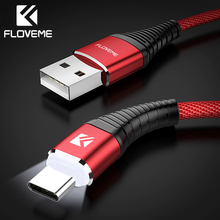 FLOVEME USB Type C Charger Cable For Samsung Xiaomi LED Light USB-C Mobile Phone Fast Charging Type-C Data Cable Cord For Huawei 2024 - buy cheap
