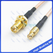 Tanger MCX male plug to RP-SMA female connector straight with 20cm 8inch RG316 RG-316 RF Coaxial Pigtail Jumper Low Loss cable 2024 - buy cheap