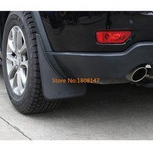 Car styling cover plastic fender soft mudguard flap splash mud guard frame 4pcs For Jeep Grand Cherokee 2014 2015 2016 2017 2018 2024 - buy cheap