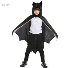M-L Boys Bat Cloak Cosplay Kids Children Halloween Animal Costumes Carnival Purim Stage show Vampire Role play party dress 2024 - buy cheap