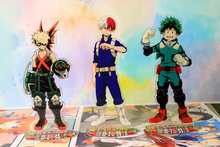 Huong novo anime meu herói academia midoriya izuku bakugo katsuki todoroki shoto modelo brinquedos colecionáveis presente figura acrílica 2024 - compre barato