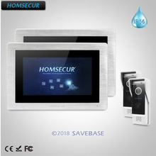 Homsecur-sistema de intercomunicação com vídeo para porta, com fio, 7 polegadas, câmera à prova d'água 2024 - compre barato