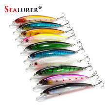 10PCS/LOT 13.5G 11CM Fishing Lure Minnow Lures Hard Bait Pesca Fishing Tackle isca artificial 10 Colors Quality Hook Swimbait 2024 - buy cheap