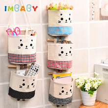 IMBABY Hanging Storage Pocket For Baby Bedding Set Bedside Crib Organizer Multi-Function House Kitchen Storage Bag Small Thing 2024 - buy cheap