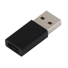 Адаптер-переходник для смартфона, черный с разъемом USB 3,1 Type-C «мама» на USB 3,0 Type-A «папа», позолоченный с разъемом USB 3,1 Type-C 2024 - купить недорого