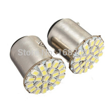 10x lámpara LED de coche 1156 BA15S 22 LED 1206 SMD blanco puro Auto intermitente trasero aparcamiento bombilla de luz DC12V 2024 - compra barato
