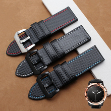 Merapenas, para samsung gear s3, pulseiras de relógio clássicas fortier, 22mm, pulseira de fibra de carbono, bracelete preto com fivela de aço 2024 - compre barato