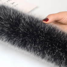 Winter Real Fox Fur Collar Natural Fur Collar 70cm longth Genuine Fur Scarf 2024 - buy cheap